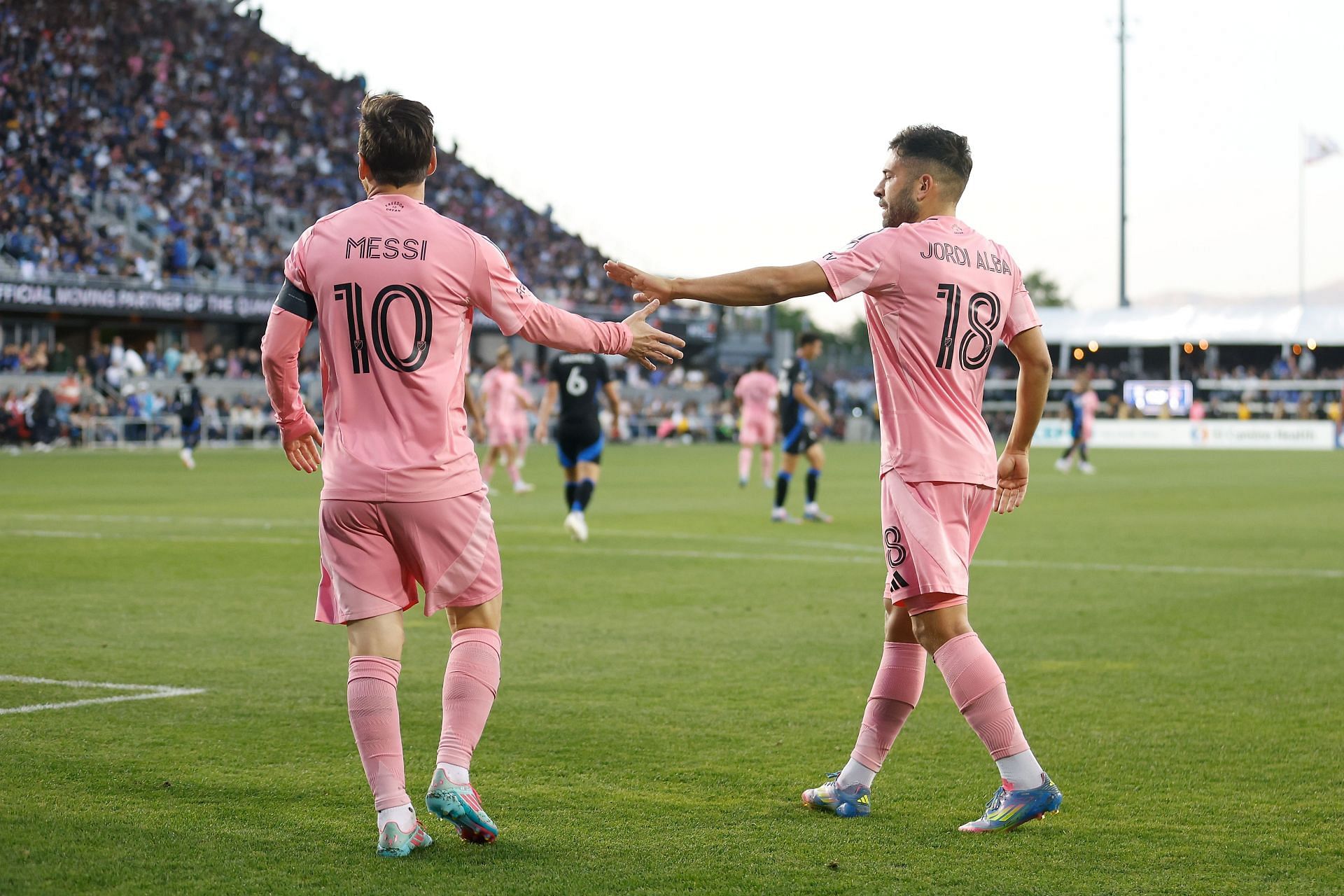 Messi and Alba (L to R) - Source: Getty